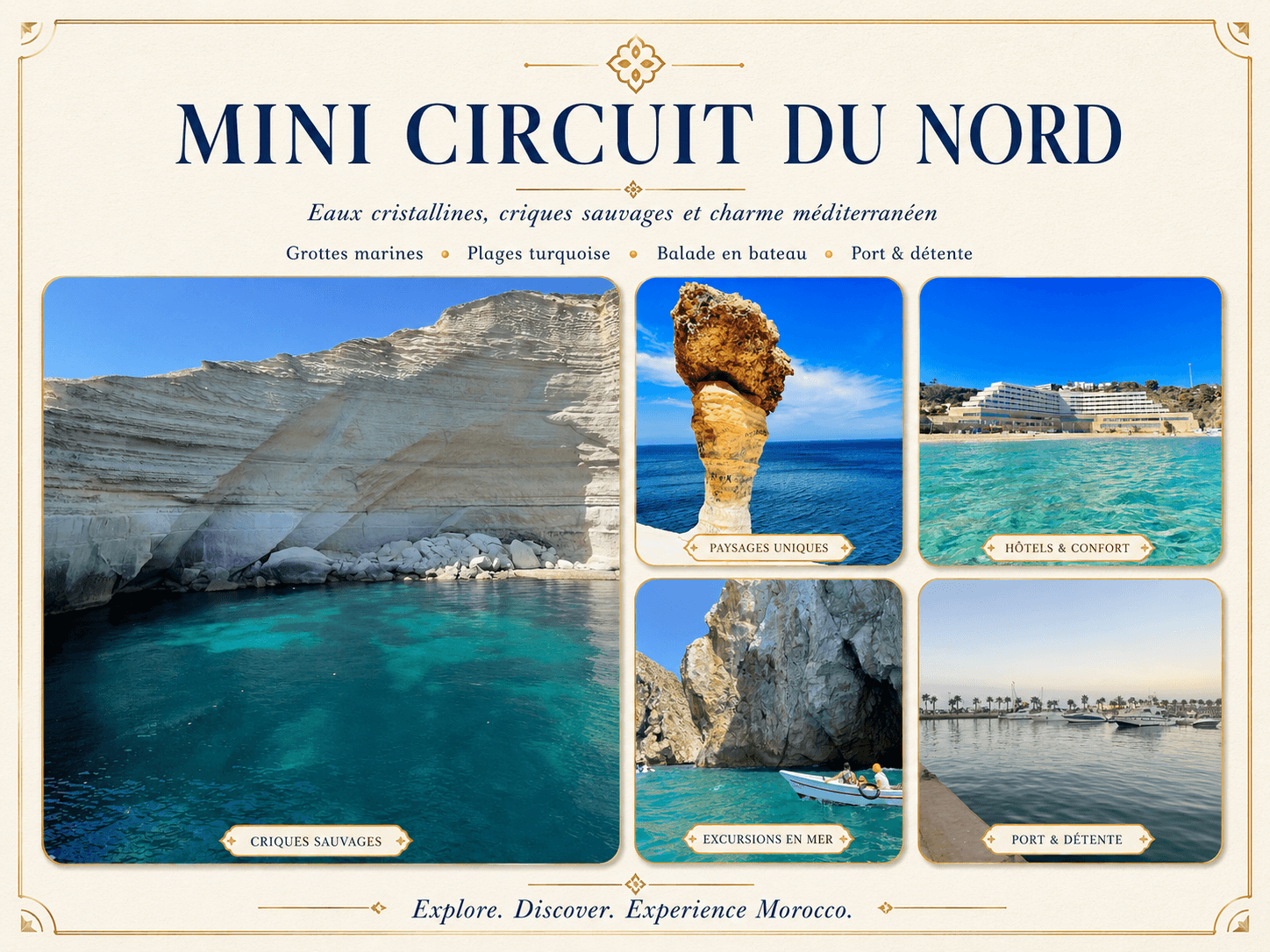 Mini Circuit du Nord entre Al Hoceima, Nador et Saïdia