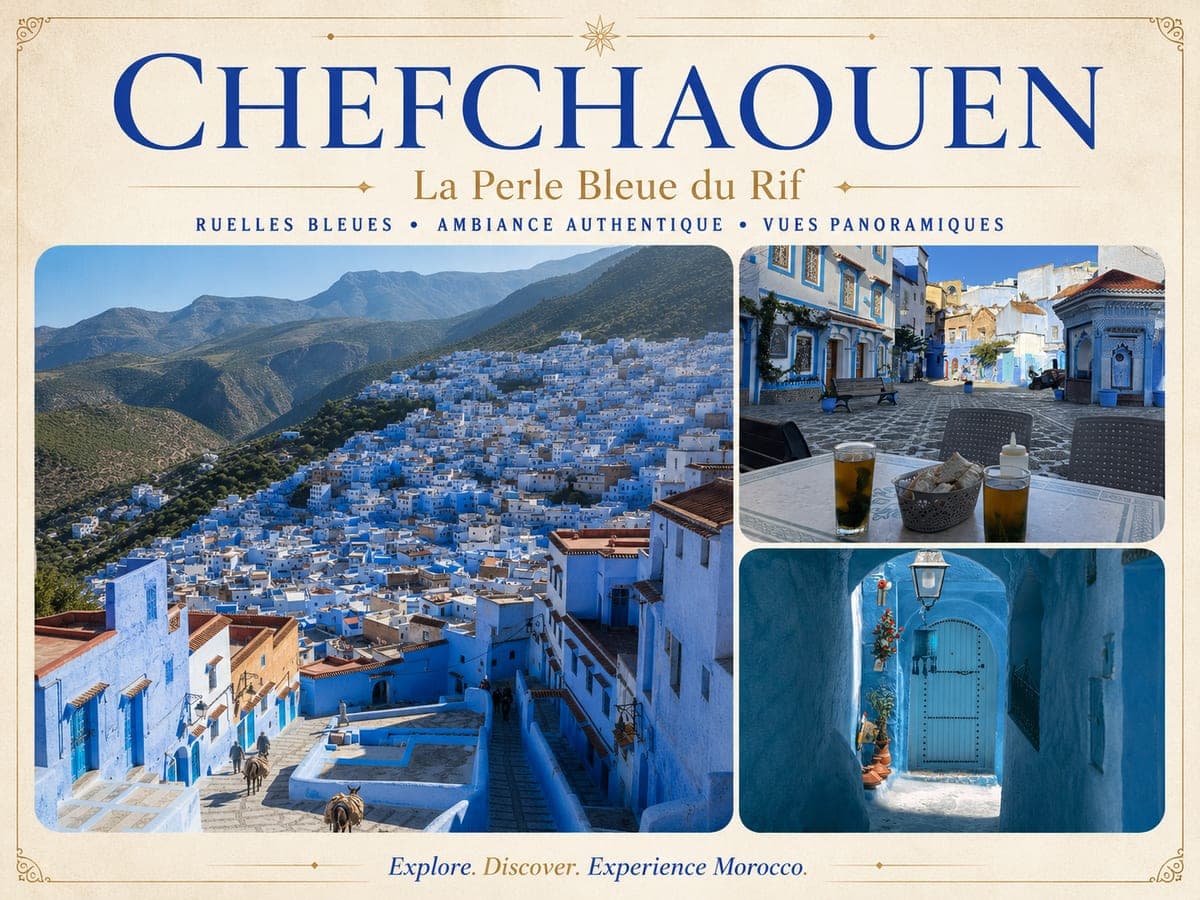 Circuit vers Chefchaouen et les villes impériales