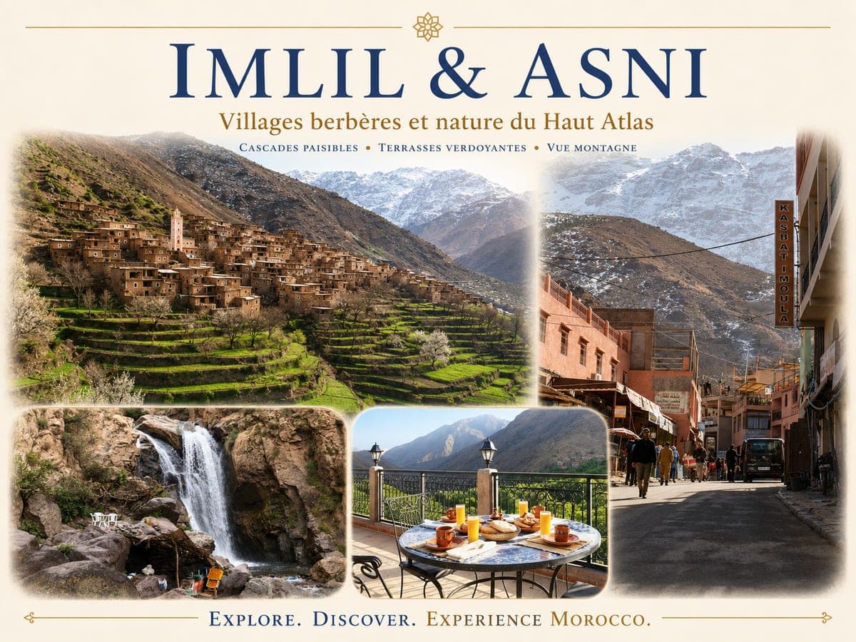Balade dans les montagnes de l'Atlas à Imlil et Asni