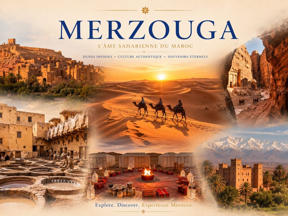 Circuit Merzouga avec dunes et camp berbère